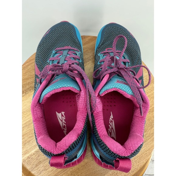 Altra‎ Timp 1.5  Womens Trail Running Shoes Blue Pink Zero Drop Size 11 - Picture 11 of 14